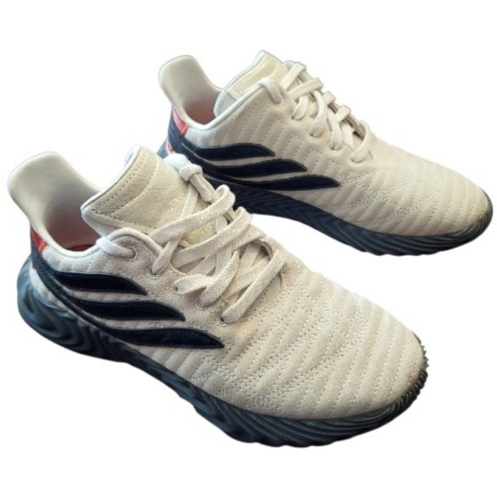 Adidas Men's 'Beige Grey' Sobakov Athletic Shoes - Size 7
